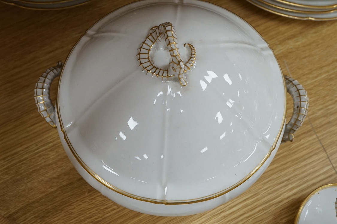 A Bing and Grondahl dinner service. Condition - fair to good